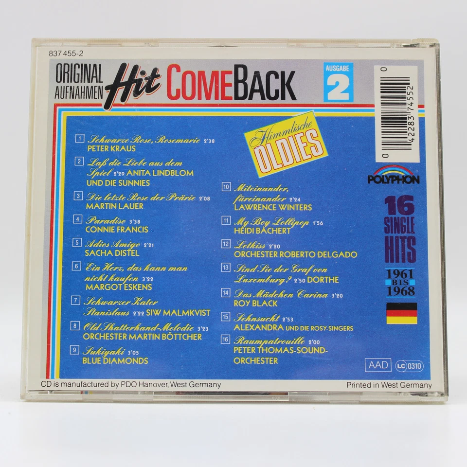 Musik CD | Hit come back 2-Himmlische Oldies  | Disc poliert - Bild 2 von 2