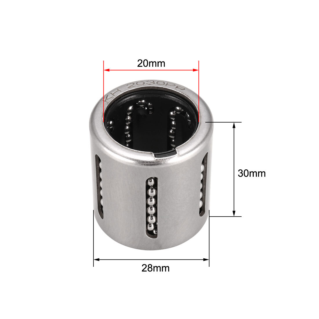 KH2030PP Linear Ball Bearings 20mmx28mmx30mm Carbon Steel for CNC 3D Printer eBay