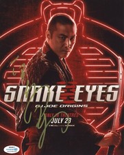 Takehiro Hira Snake Eyes Autographed Signed 8x10 Photo ACOA COA