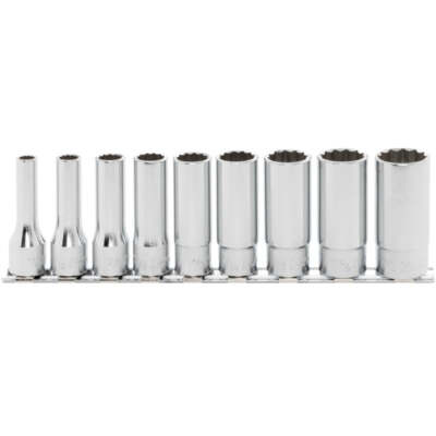 Koken RS3305A/9 3/8''Sq. Dr. 12 Point Socket Set 1/4-3/4'' 200 mm 9 Pcs