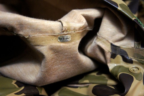 NEU Vintage Stearns schwere PVC Ente Camo Kapuze Regen Jagd Jacke Vintage Mantel o6 - Bild 8 von 13