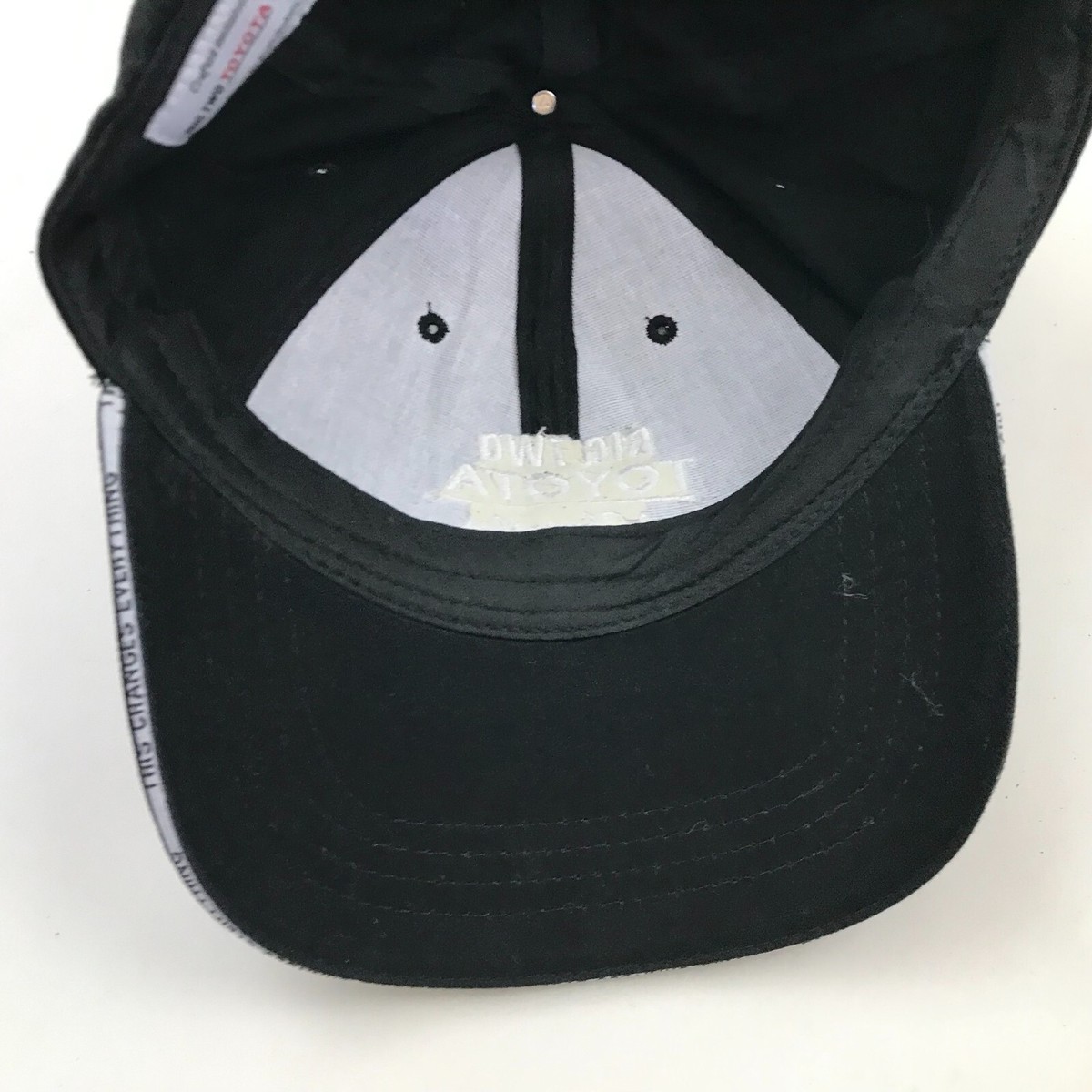 Toyota Hat Cap Strapback Black Adjustable Embroidered Adult