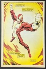 Vindicator Guardian Art Comic Panel Poster Splash Page Marvel Alpha Flight Raney