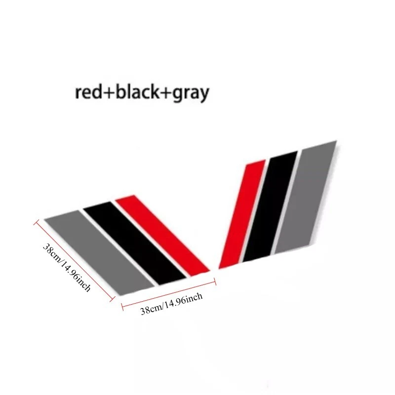 NUEVO Kit de 2 pegatinas de vinilo para puerta lateral deportivo todo terreno para Toyota 4 corredores NEGRO Foto 4 de 4