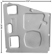 1967-68 Mustang, Cougar Pillar/Kick Panel w/ WTP - LH New Dii