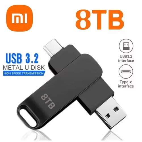Xiaomi USB 3.2 16TB Flash Drives High Speed Transfer Metal Pendrive Memory Card - Photo 32/33