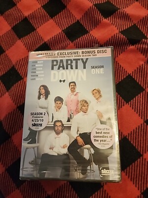#3 Party Down Season 1 (DVD, 2009) With Walmart Exclusive Bonus Disc New/Sealed