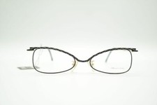 Vintage Chai HK1 Black Oval Glasses Eyeglass Frame NOS