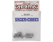 Arrma ARAC4010 6S Trucks/Cars Differential Gear Set AR310436 NEW IN PACKAGE HH