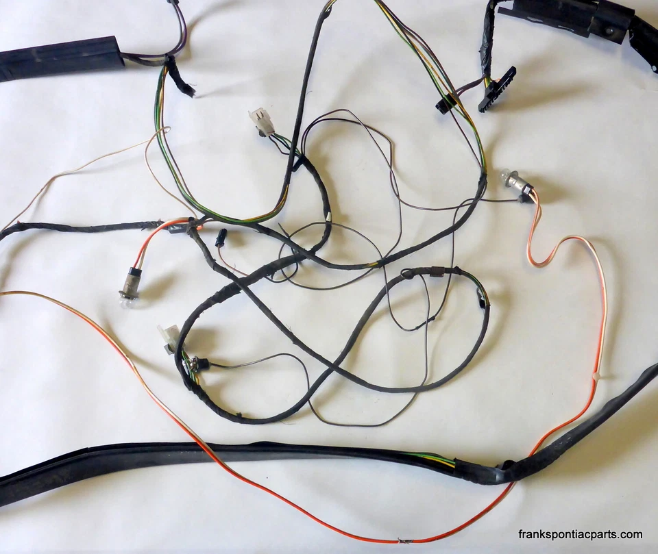 1970 Pontiac Bonneville Convertible Intermediate Center Wire Harness Catalina 70 - Image 2 of 3