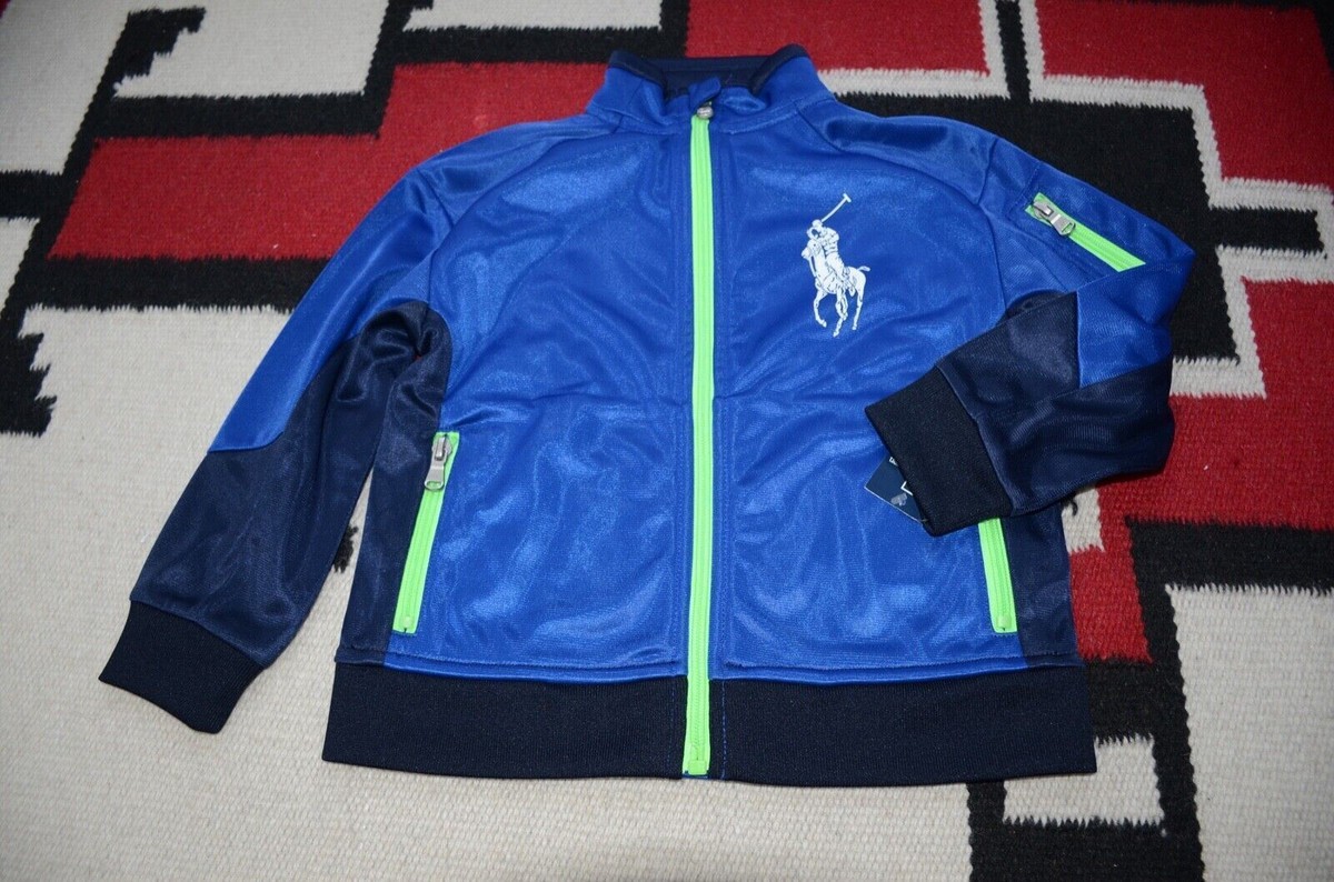 Polo Ralph Lauren Big Pony 100% Polyester Gym Track Jacket 3/3T | eBay