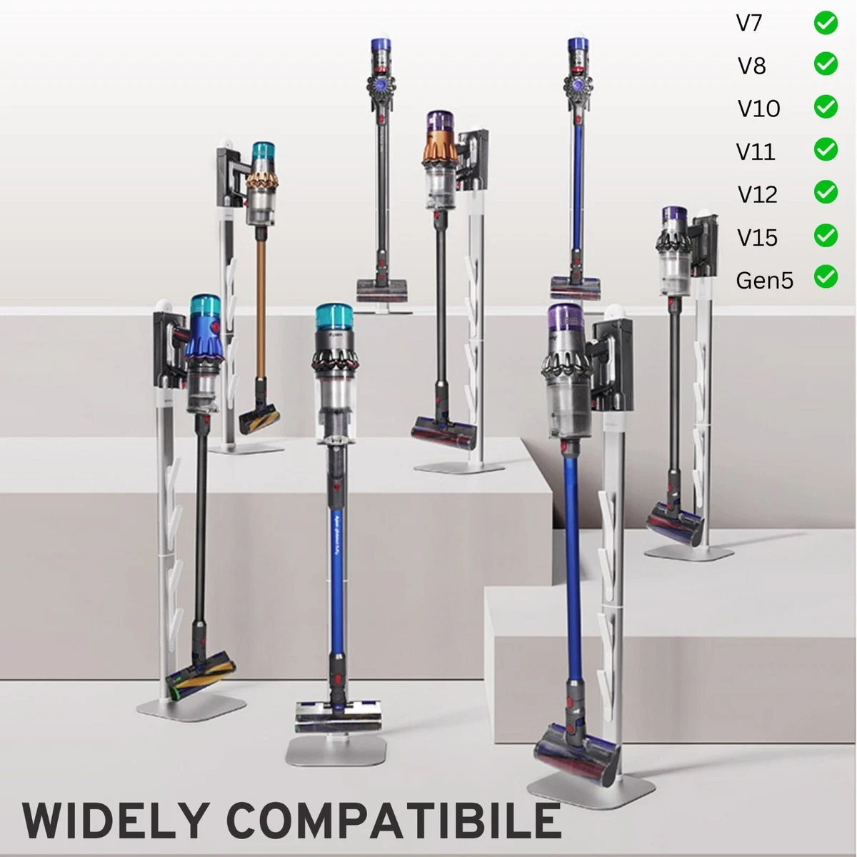 Docking Stand For Dyson V6 V7 V8 V10 V11 V12 V15 Gen5 & Outsize Cordless Vacuums