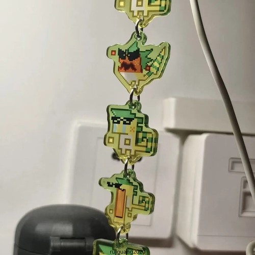 Game Hot Anime Natlan Kinich Keyring Cosplay Phone Chain Acrylic Pendant - Picture 4 of 6