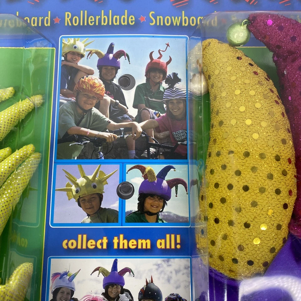 Helmet Headz Multi-Sport kids Helmet Covers OSFA Puffer Fish & Jester NEW Sealed - Image 2 of 4