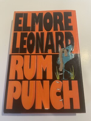 Signed Elmore Leonard. Rum Punch : A Novel by Elmore Leonard Hardcover