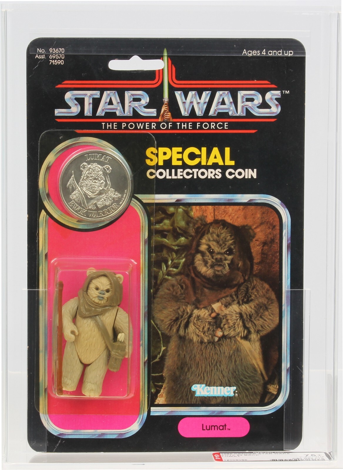 Star Wars 1985 Vintage Kenner POTF Lumat MOC AFA 75+ eBay