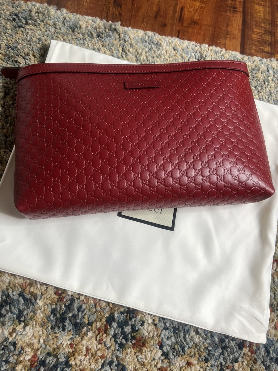 NWT Gucci Shoulder Bag Crossbody Embossed Leather Micro GG NWT Gucci Shoulder Bag Crossbody Embossed Leather Micro GG