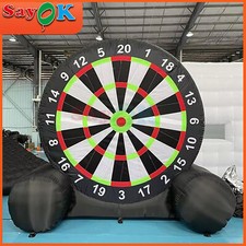 10ft Inflatable Soccer Dart Game Football Kicking Target Darts Board Garden Game