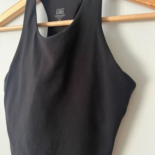 Athleta Girl Long Distance Bra Black Girl's Size L/12 - Picture 2 of 6