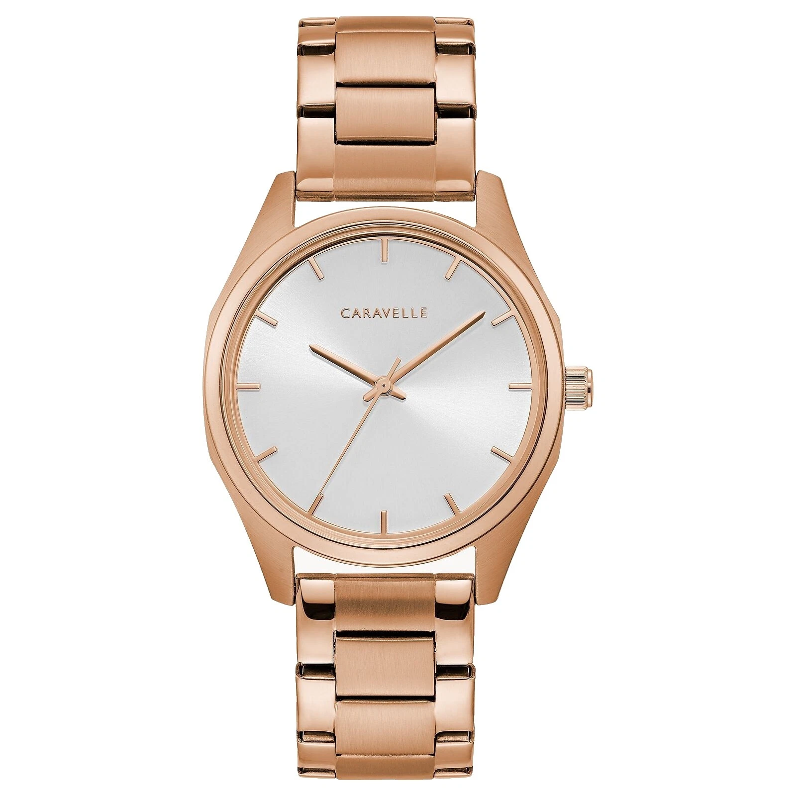 Caja de Plata Caravelle New York Cuarzo Relojes de pulsera