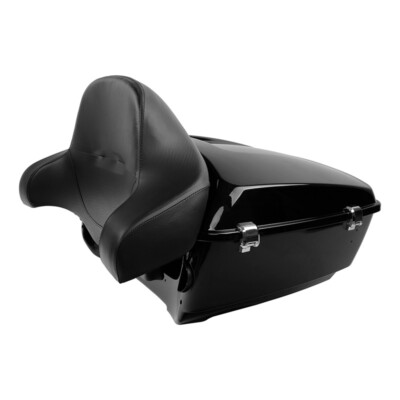 King Trunk Backrest Two Up Mount Fit For Harley Touring Touring