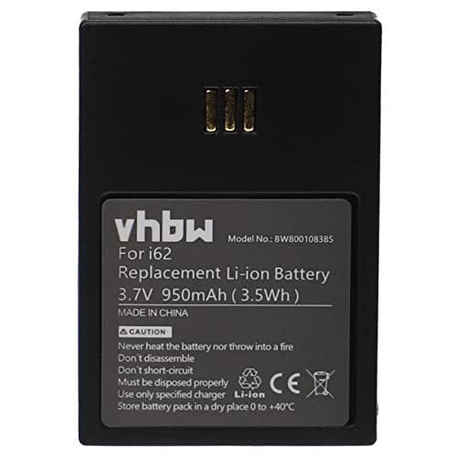 vhbw Li-Ion batteria 950mAh (3.7V) per telefono fisso cordless Ascom (Y5a)