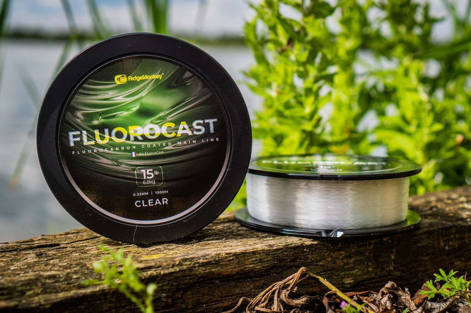 RidgeMonkey FluoroCast Fluoro Coated Mainline 1000m All Sizes Carp