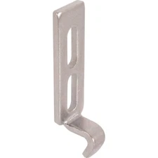 E 2054 Stamped Steel Sliding Patio Door Keeper 2 Pack
