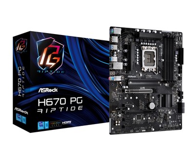 Asrock Motherboard H670 Pg Riptide Intel H670 Series 12Th Generation Cpu _