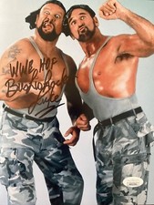The Bushwackers Luke Signed 8x10 Photo WWF Wrestling WWE  -- JSA