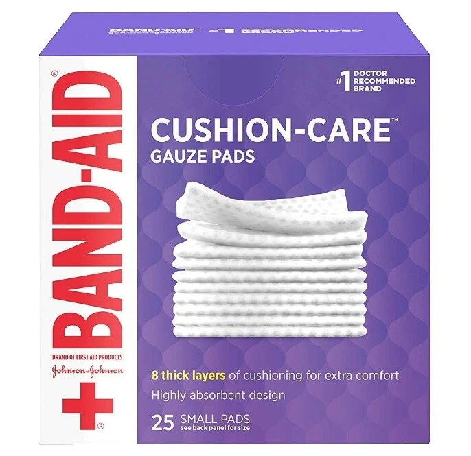 BAND-AID First Aid Gauze Pads