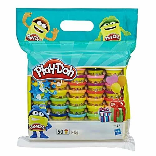 Hasbro PLAY DOH Set of 50 x 28g Tubs SEALED Playdoh 1400g total