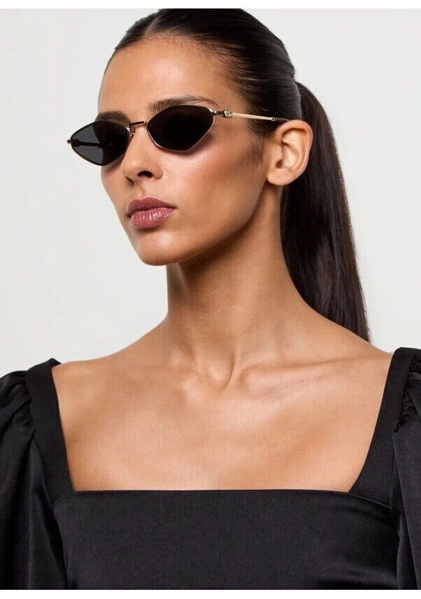miu miu★SALE★MF4982 MIU MIU MU 56ZS ZVN5S0 Gold Dark Grey Lens Women Sunglasses