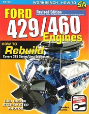 New Printed Book Ford 429boss 460 351w 385 Lima Engines Rebuild Manual Sa162