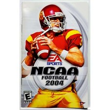  Manual Only NCAA Football 2004 Sony Playstation 2 Pristine Authentic