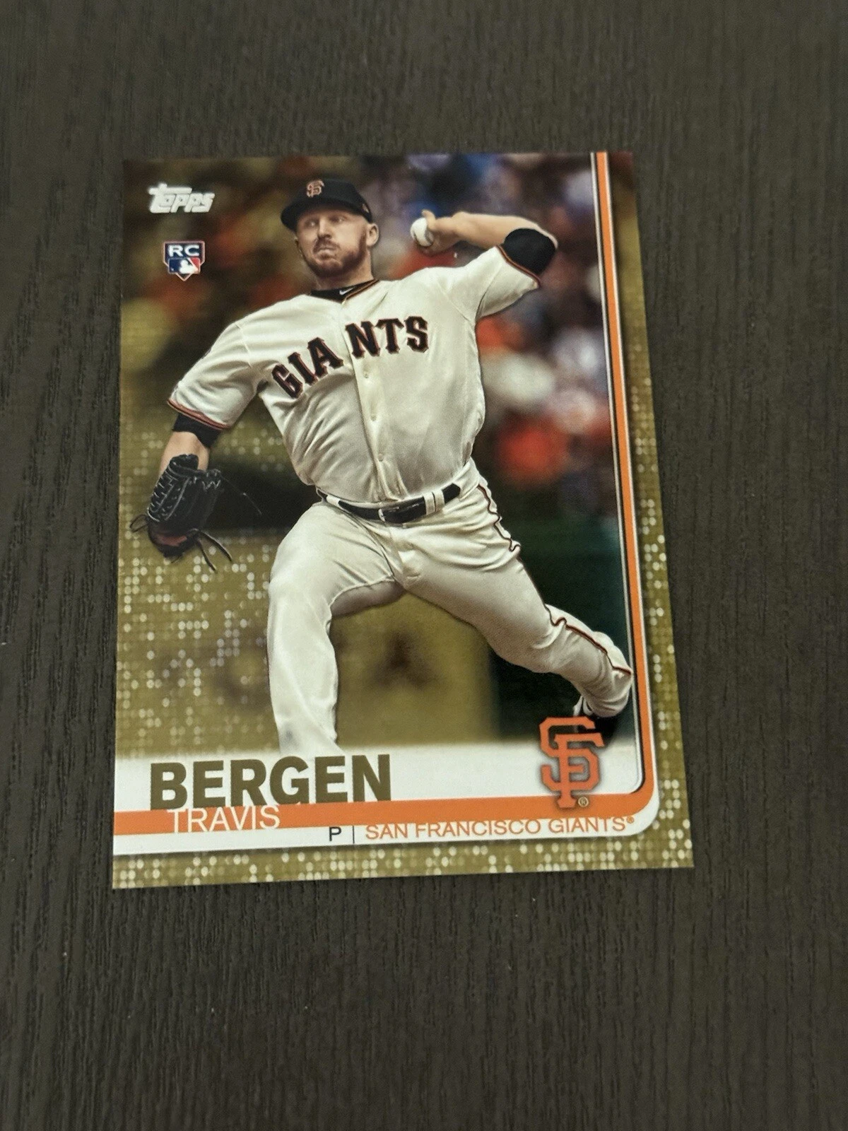 Travis Bergen trading card