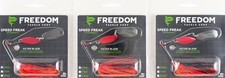 (LOT OF 3) FREEDOM TACKLE SPEED FREAK SPINNERBAIT 1/4OZ BLOOD SHAD Free Shipping