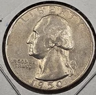 *SILVER* 1950-D   Washington Quarter - 90% Silver