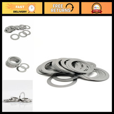 40PCS Metal Shim Washers Set - Stainless Steel Ultrathin Flat Gaskets 19x26mm 