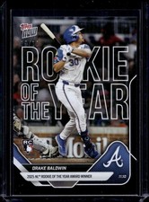 2025 Topps Now Offseason #OS-1 Drake Baldwin Black Foil #d /10 RC Rookie