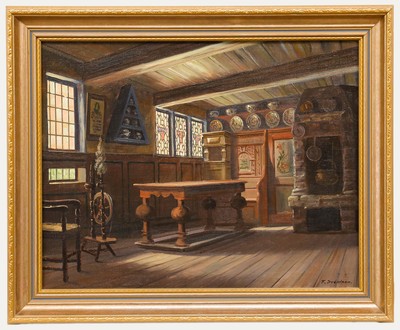 Frederik Svendsen (1885-1975) - Öl Aus Der Mitte Des 20. Jahrhunderts, Vertäf...