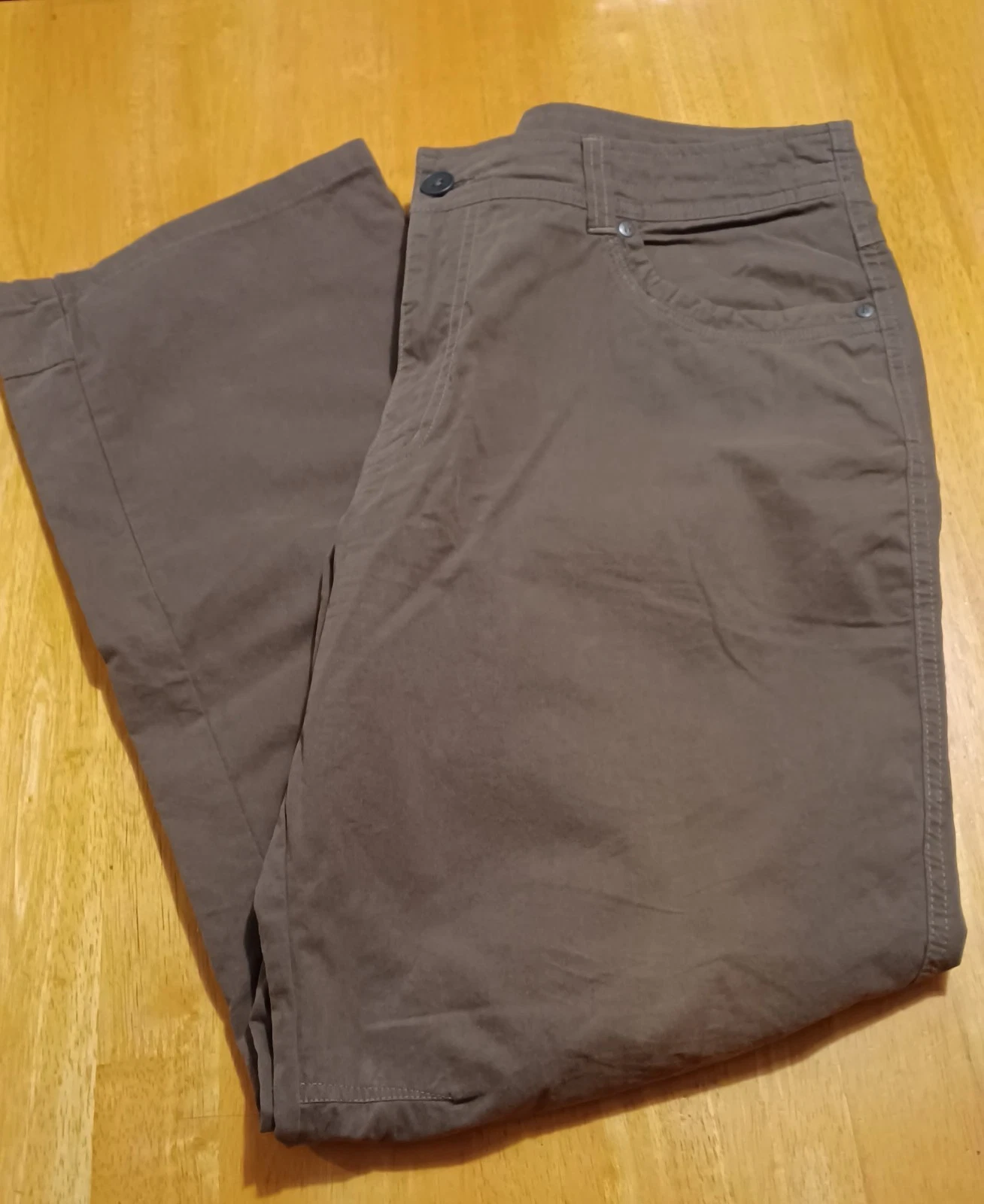 Killik Field Pants Mens 38x32 Olive Utility Hiking Nylon Packable Hunting READ