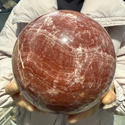4550g Natural Gorgeous Rhodochrosite Sphere Crystal Mineral Healing