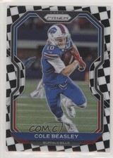 2020 Panini Prizm Black & White Checker Prizm Cole Beasley #5 1u6