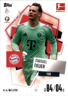 Match Attax Bundesliga 2025/26 FE-14 - Manuel Neuer - 1st Edition