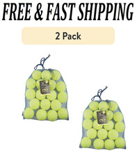 Athletic Works Pressureless Tennis Balls, 18-Pack, Training Dog Play 2 Pack