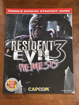 Resident Evil 3 Nemesis Strategy Guide w/Poster & Quick Decisions Card