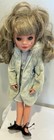 Vintage FURGA Italy Simona Doll Blonde Blue Eyed Velvet Fur Coat 1965 Alta ModaS — photo 1