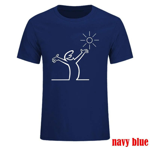 Lineman Sommer La Linea T-Shirt Herren Damen Baumwolle Freizeit T-Shirts Rundhals. - Bild 23 von 25