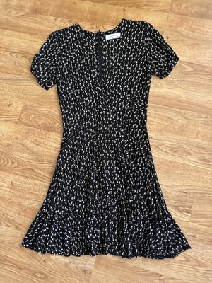 AUGUSTE the Label Black White Floral Mini Dress  US 6